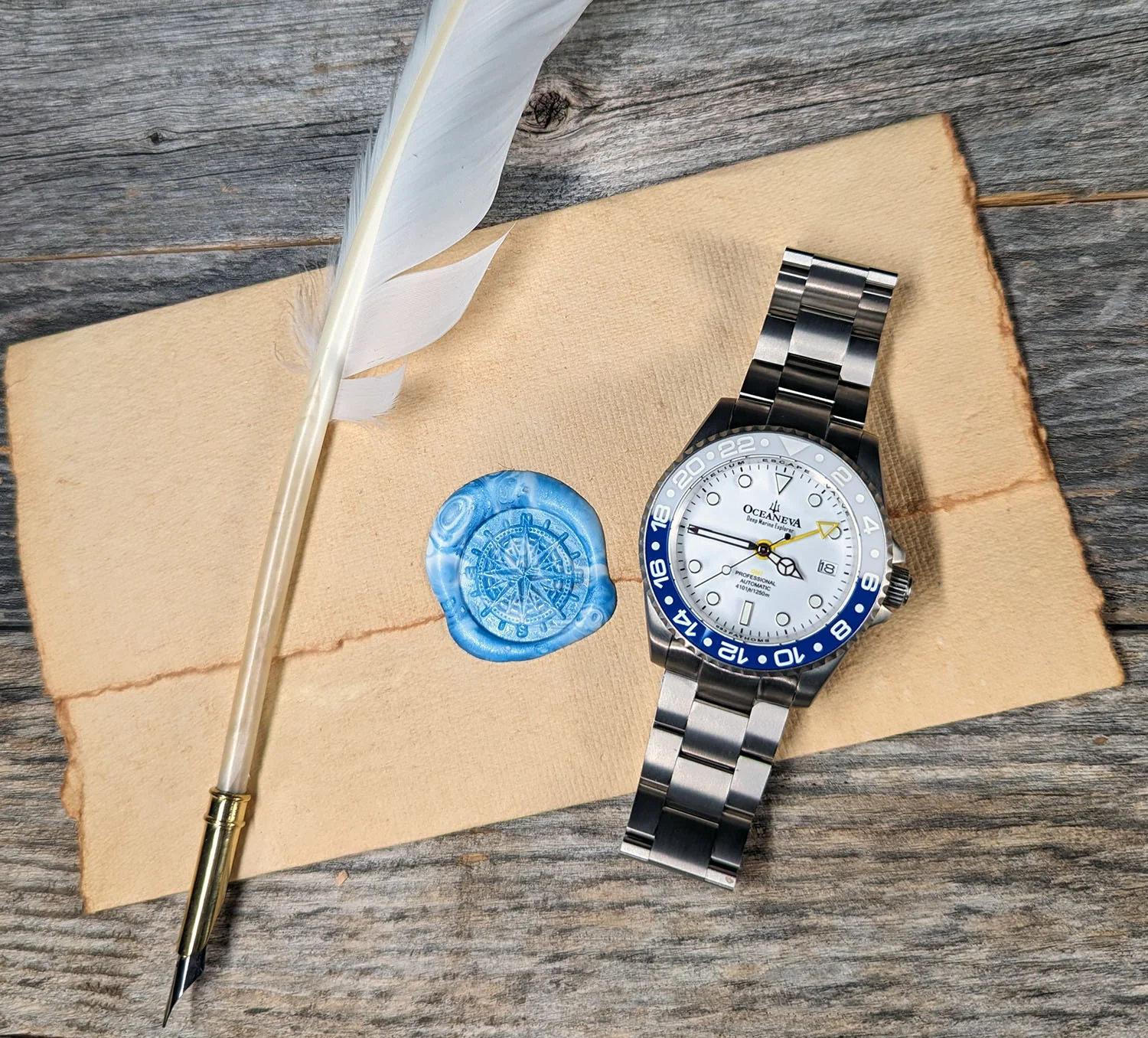 Deep Marine Explorer II White/Blue Bezel | White Dial - Image 5