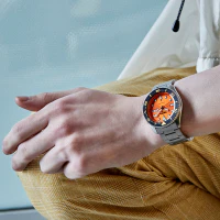 Sport 5 SKX Series Stainless Steel Bracelet Orange Dial - Image 2