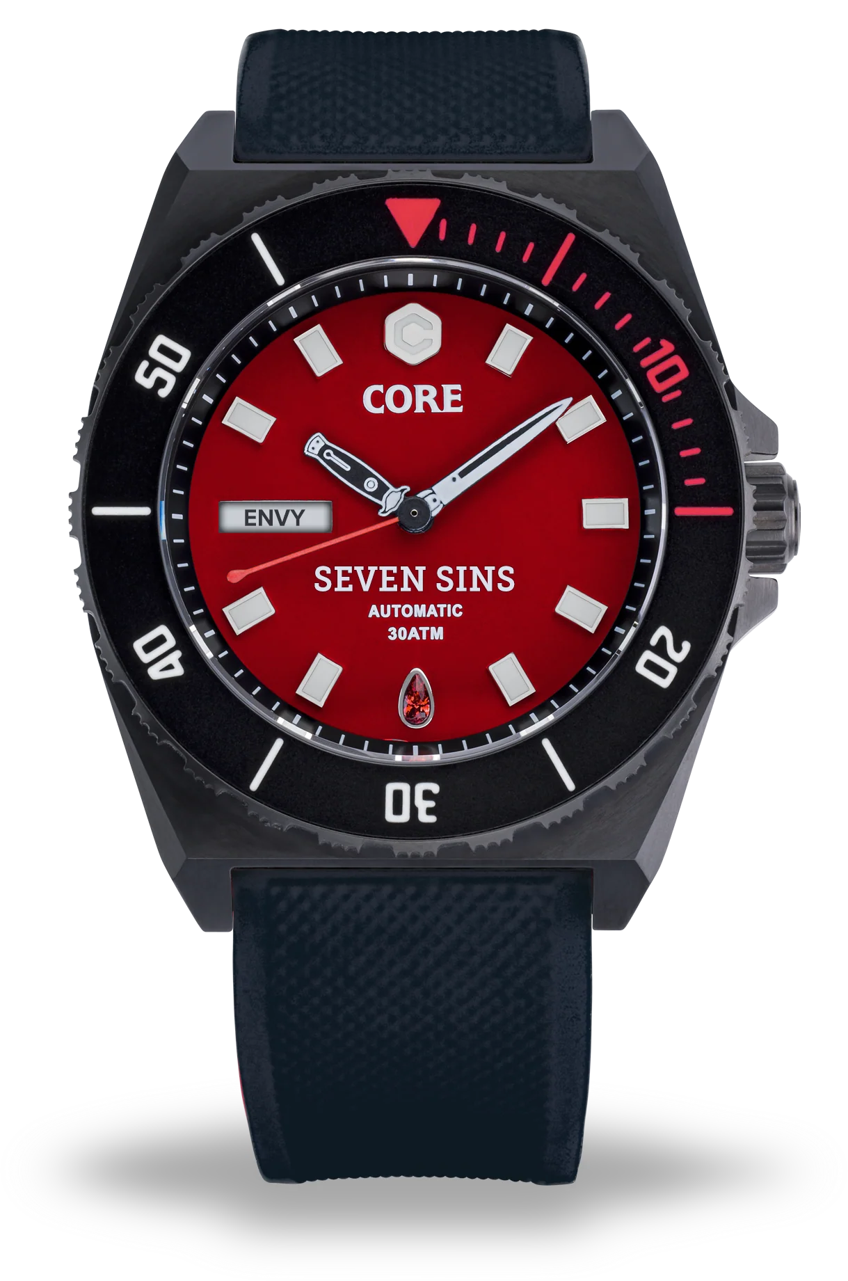 SEVEN SINS SEVEN SINS TITANIUM RED | Red Dial - Image 2