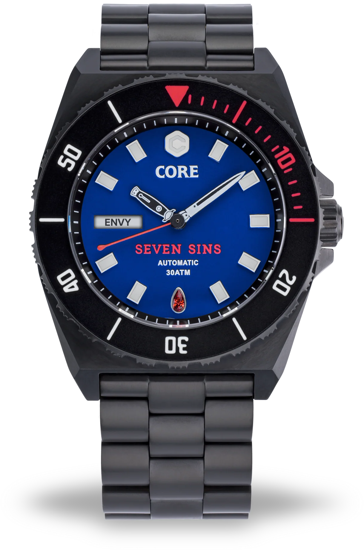 SEVEN SINS SEVEN SINS TITANIUM BLUE | Blue Dial - Image 2