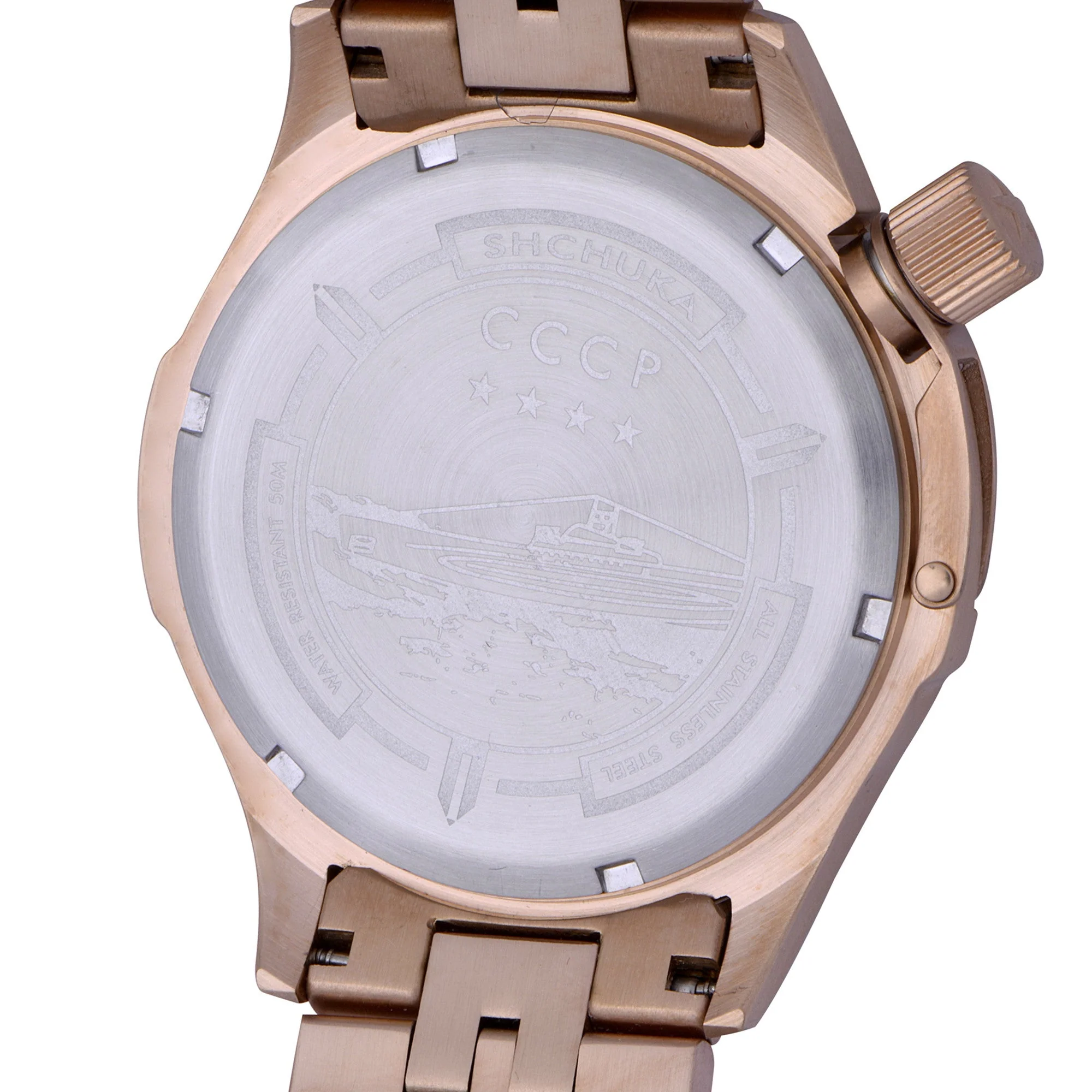 Shchuka Quartz White / Stainless Steel | White Dial - Image 3