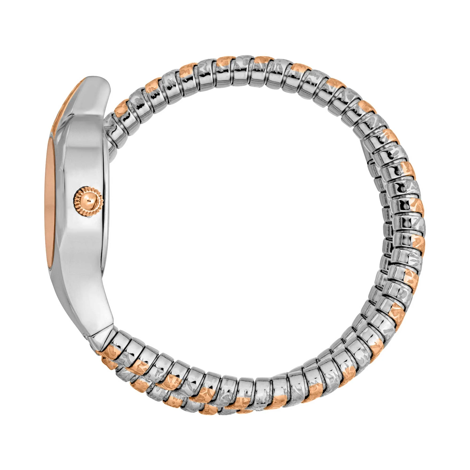 Signature Snake 22mm / Rose Gold / Silver | Rose Gold Dial - Image 3