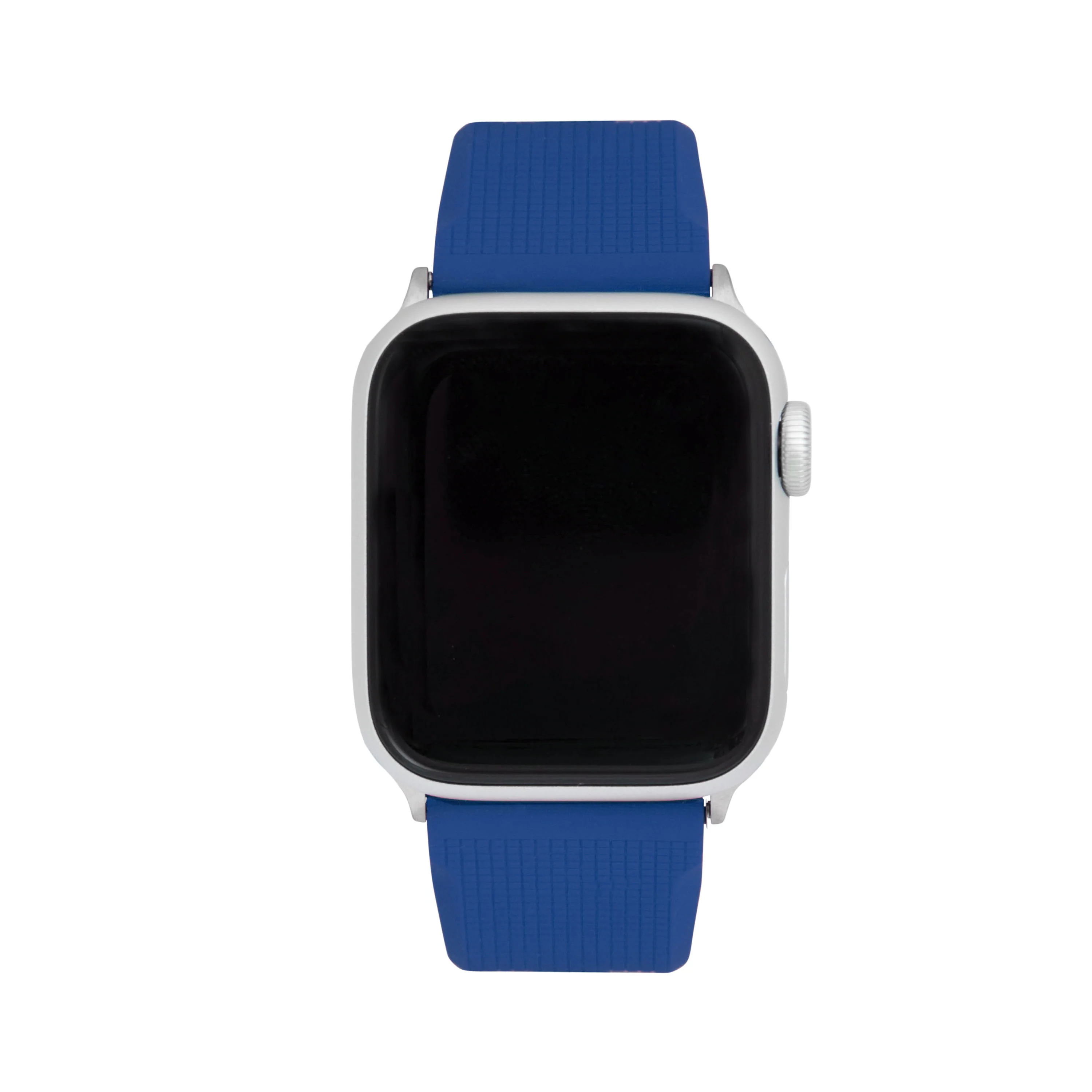 Silicone Adjustable Deployment Band  for Apple Watch Series 8/7/6/5/4/3/2/1/SE Blue (38mm | 40mm | 41mm) |  Dial - Image 2