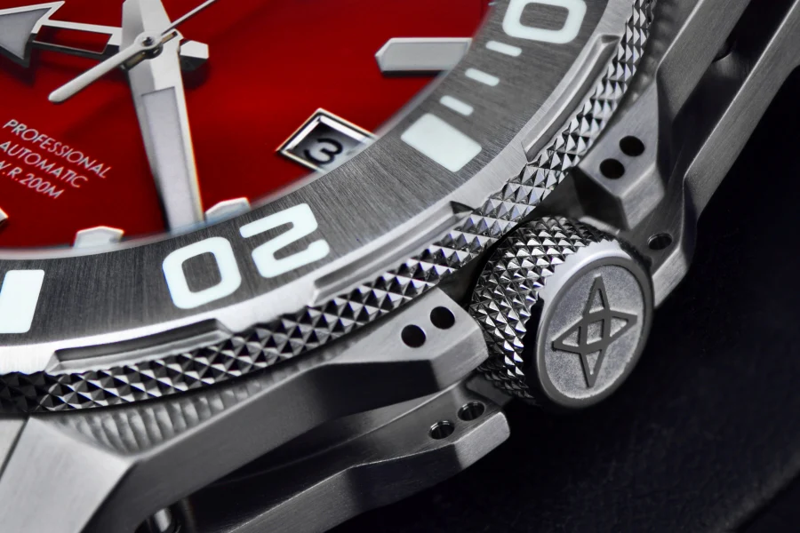 Silverjet AM/PM NH37 Automatic Red Dial | Red Dial - Image 2
