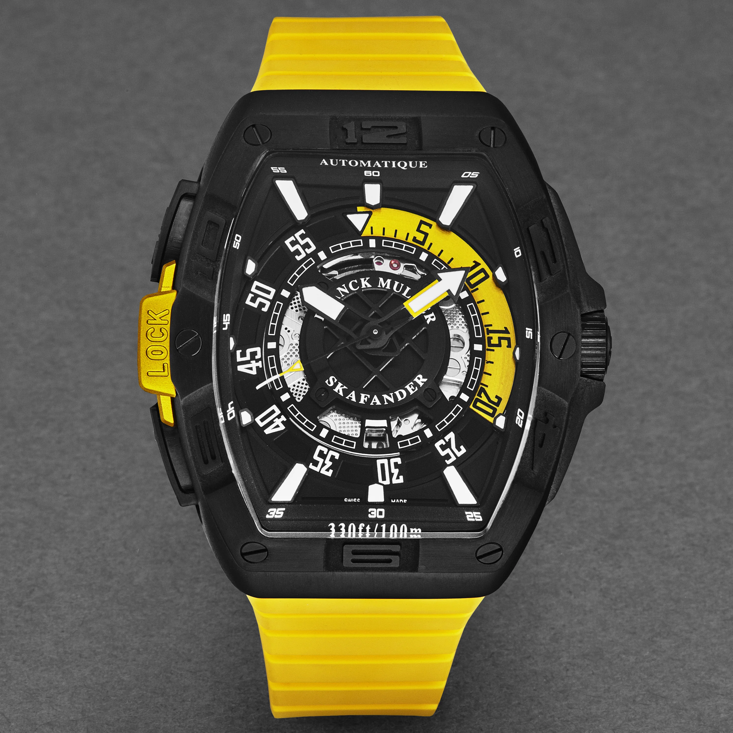 SkaFander 46SCSKFBLKBLKYL / Black | Black Dial - Image 3