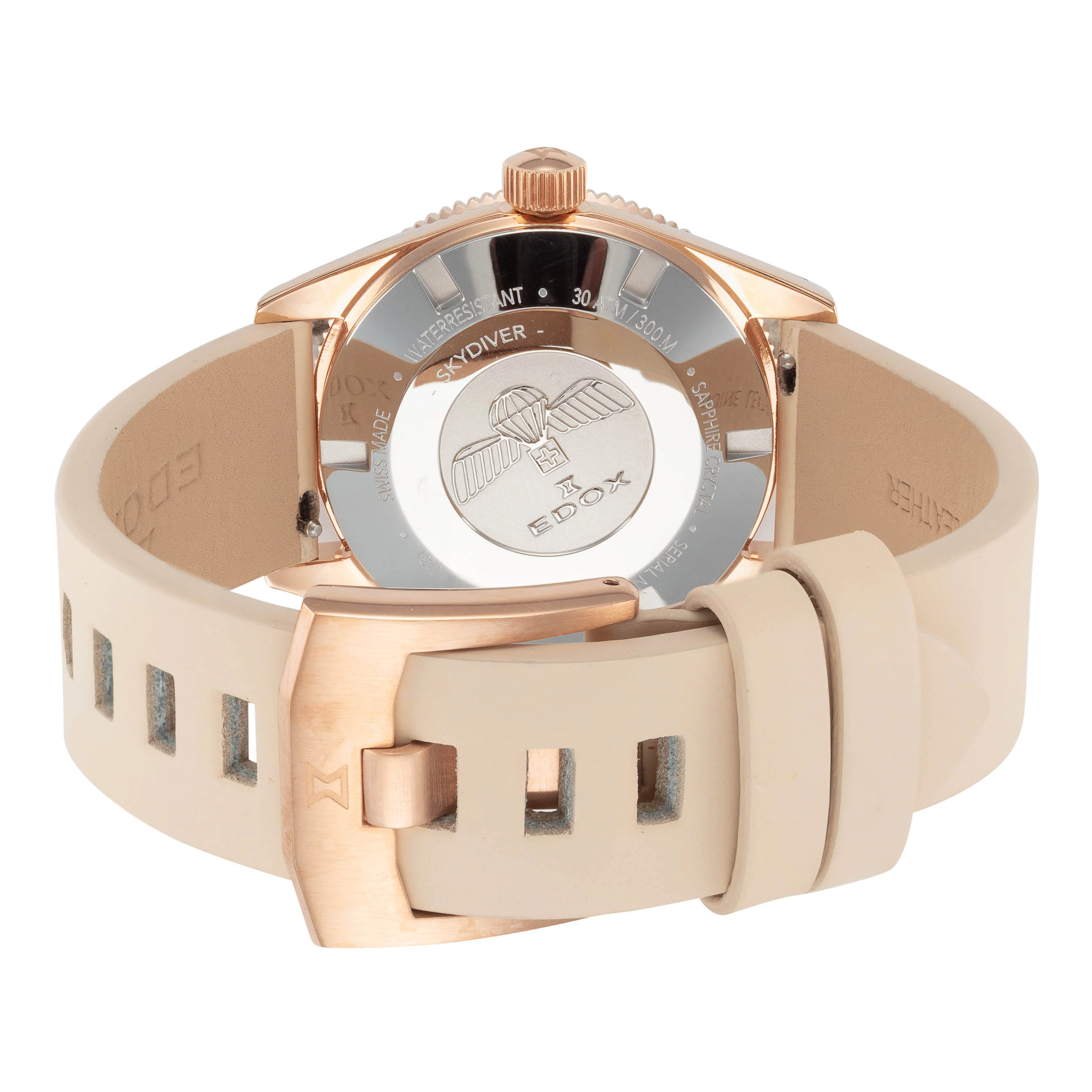 SkyDiver 38mm / Beige / Green | Beige Dial - Image 3