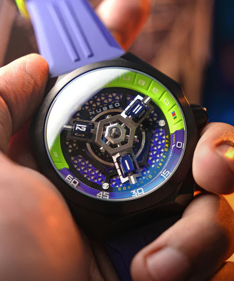 Skylab Automatic Limited Edition Blue / Blue Rubber | Blue Dial - Image 2