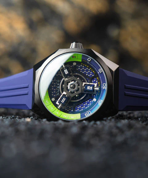 Skylab Automatic Limited Edition Blue / Blue Rubber | Blue Dial - Image 3