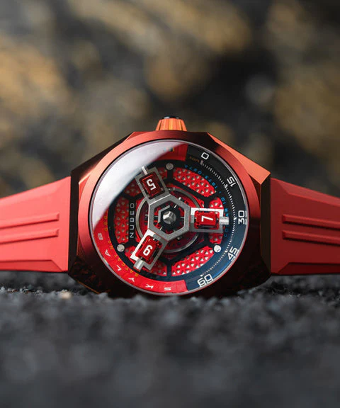 Skylab Automatic Limited Edition Red / Red Rubber | Red Dial - Image 3