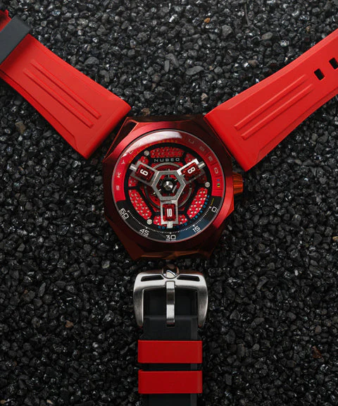 Skylab Automatic Limited Edition Red / Red Rubber | Red Dial - Image 4