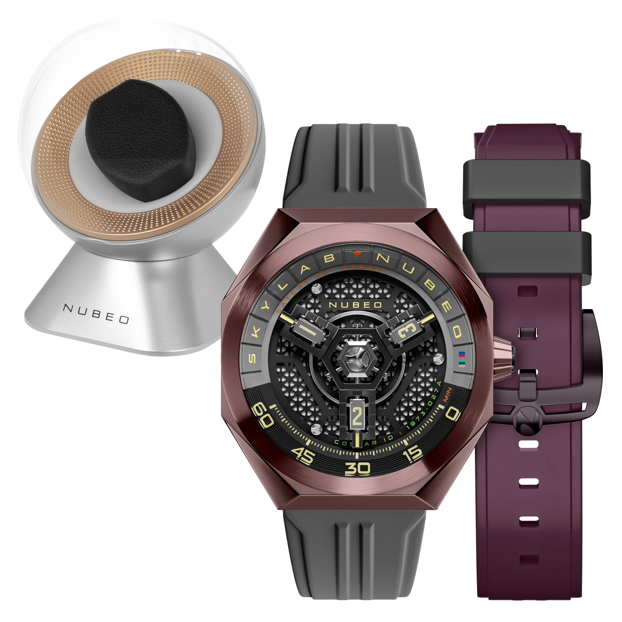 Skylab Automatic Limited Edition Set Black / Rubber | Black Dial