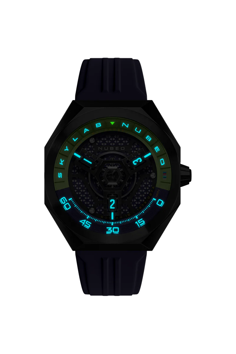 Skylab Automatic Limited Edition Set Blue / Rubber | Blue Dial - Image 3