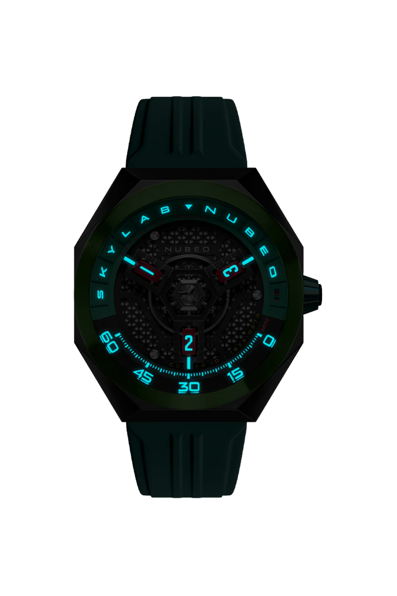 Skylab Automatic Limited Edition Set Green / Rubber | Green Dial - Image 3