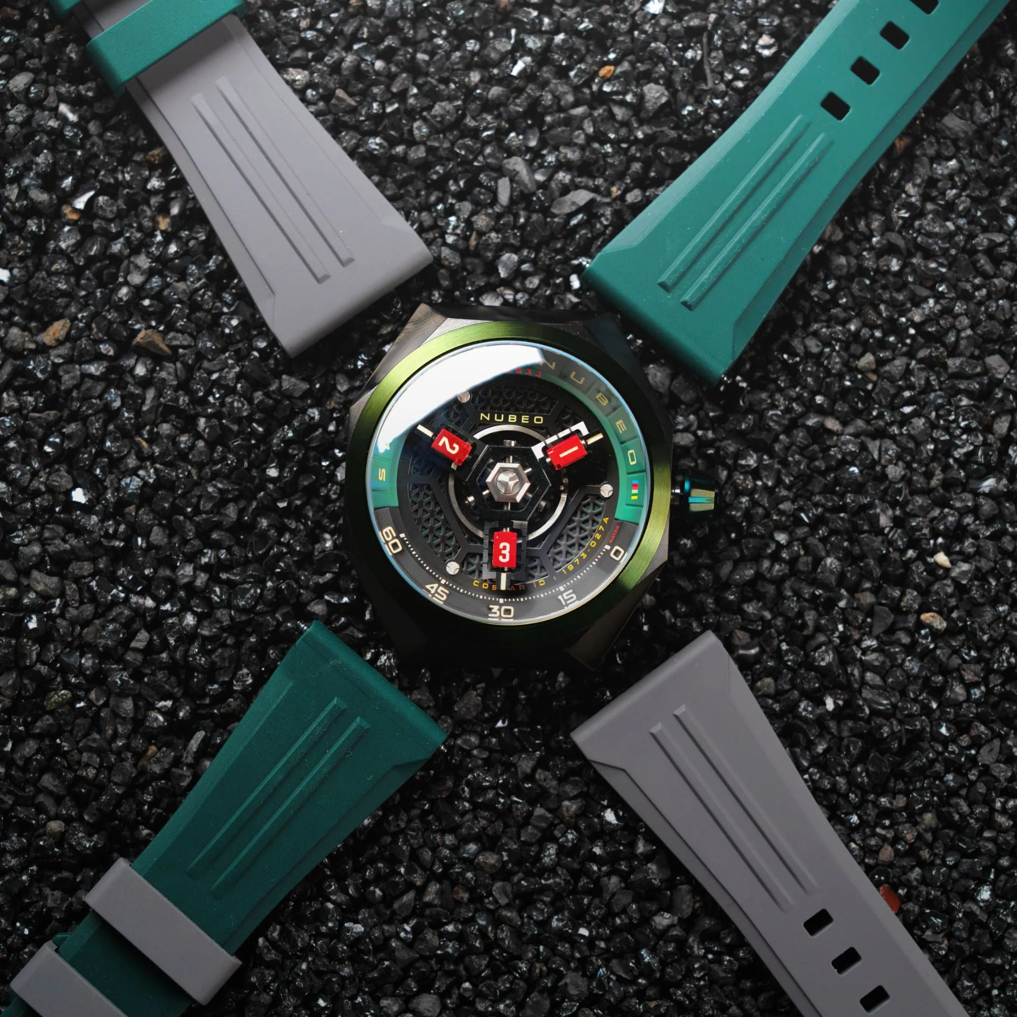 Skylab Automatic Limited Edition Set Green / Rubber | Green Dial - Image 4