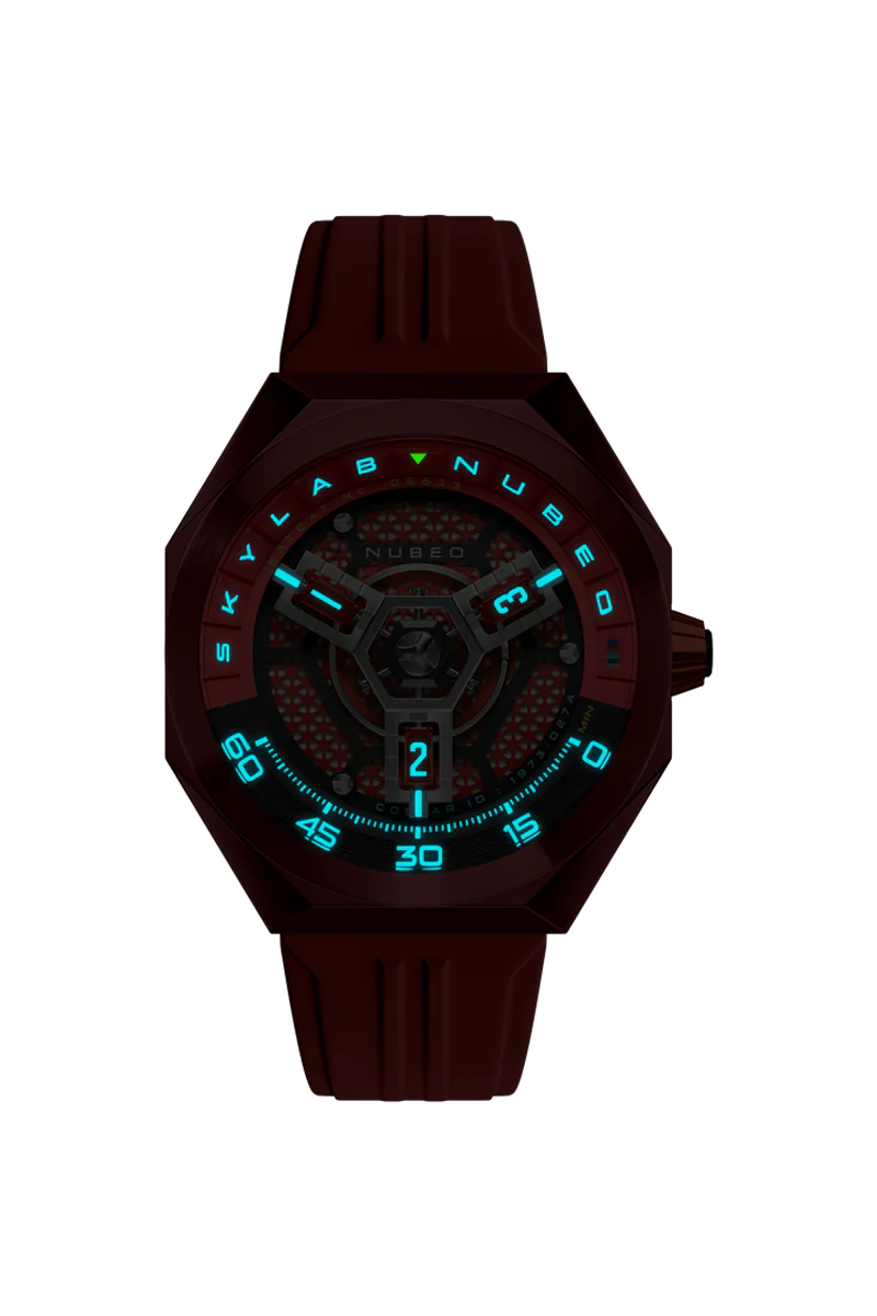 Skylab Automatic Limited Edition Set Red / Rubber | Red Dial - Image 3