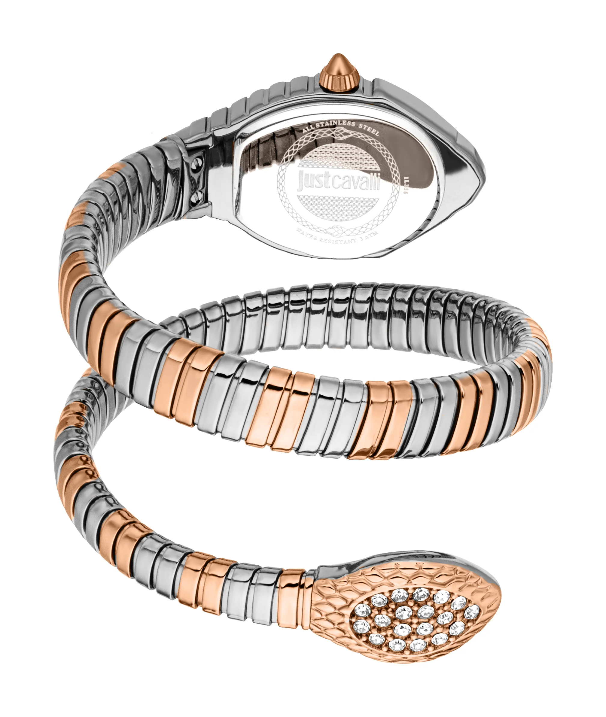 Snake 21.5mm / Silver / Silver and Rose Gold | Silver Dial - Image 2