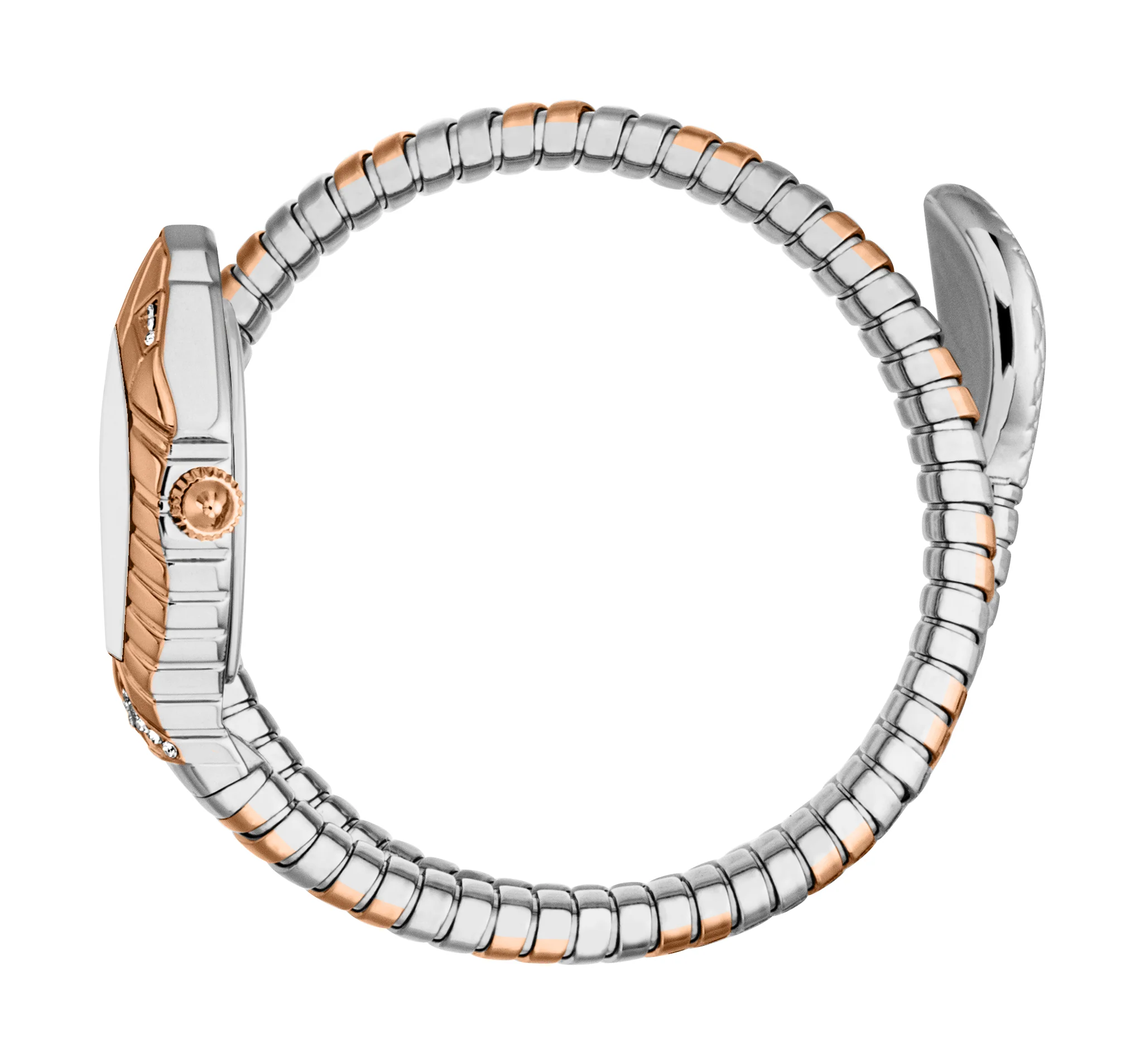 Snake 21.5mm / Silver / Silver and Rose Gold | Silver Dial - Image 3