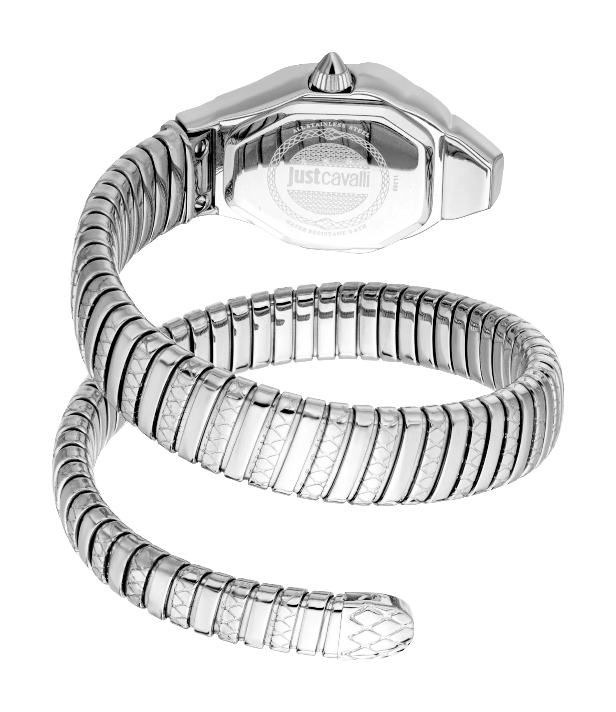 Snake 22mm / Black / Silver | Black Dial - Image 3