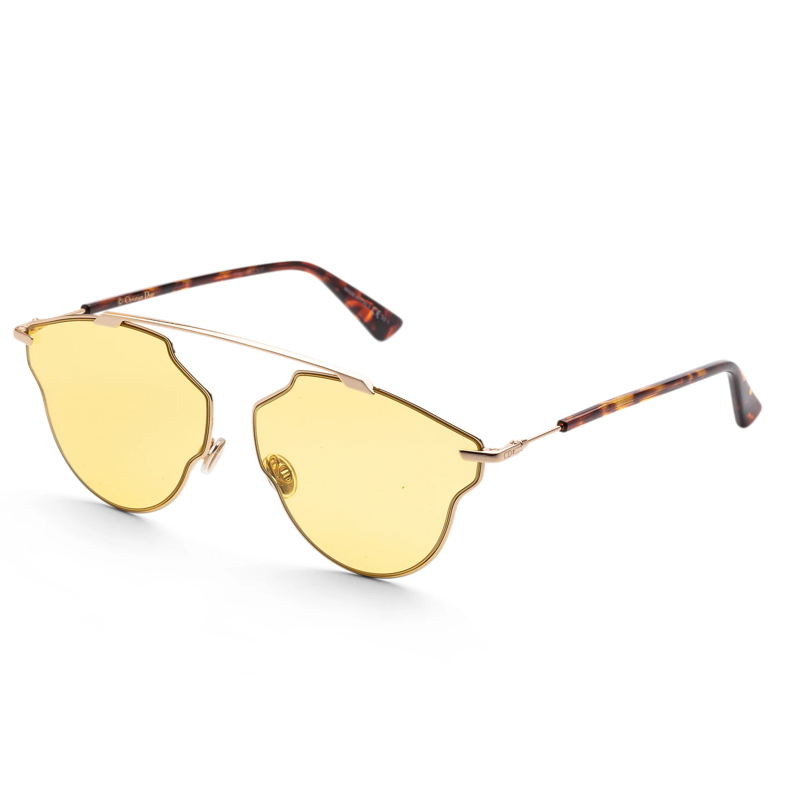 So Real Pops Rose Gold Frame, Yellow Lens | Dial