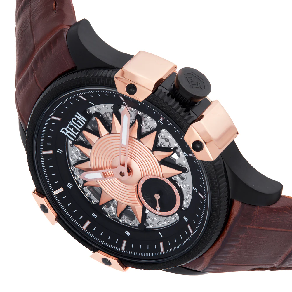 Solstice Automatic Dark Brown/Rose Gold | Black Dial - Image 2