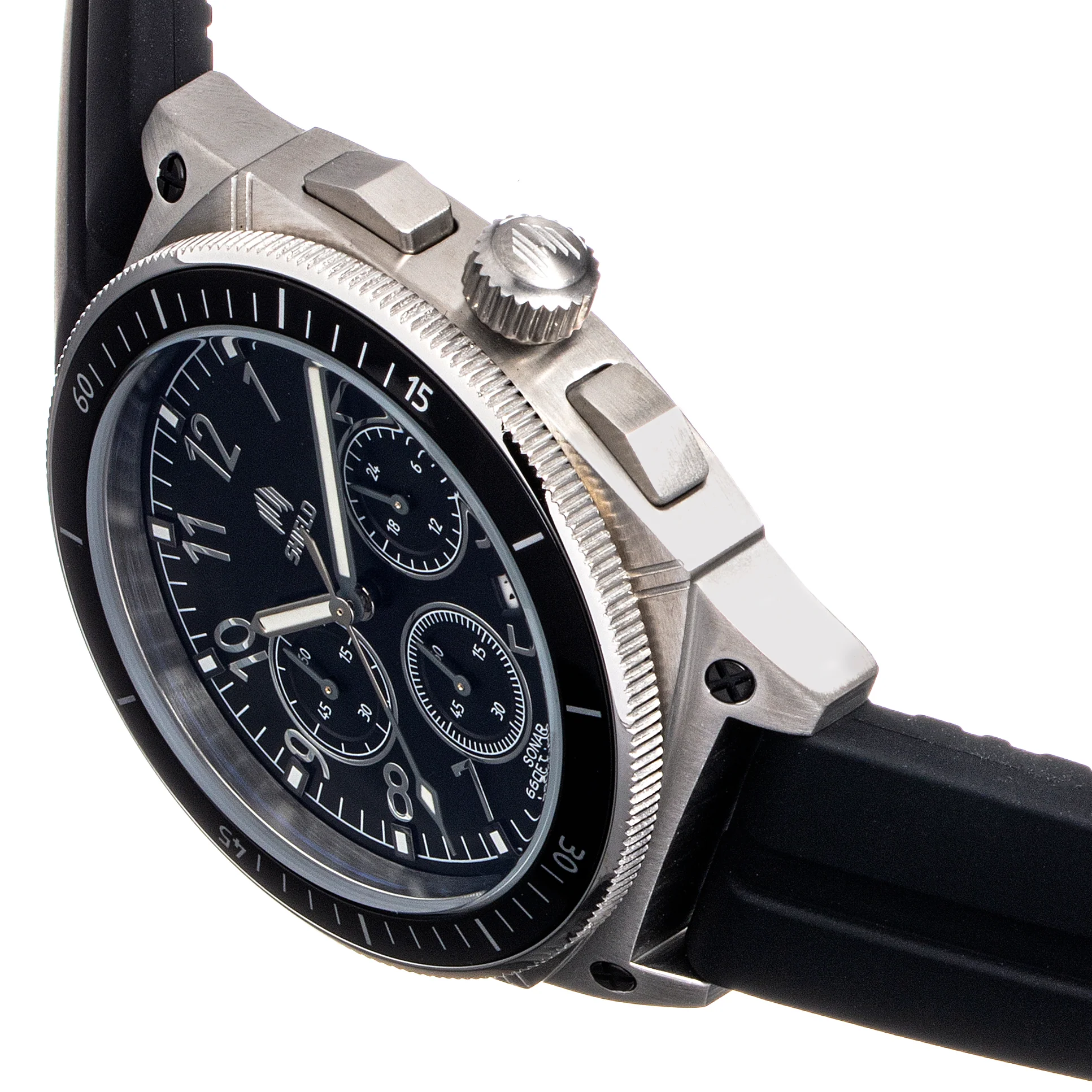 Sonar with Date Black/Silver | Black Dial - Image 3