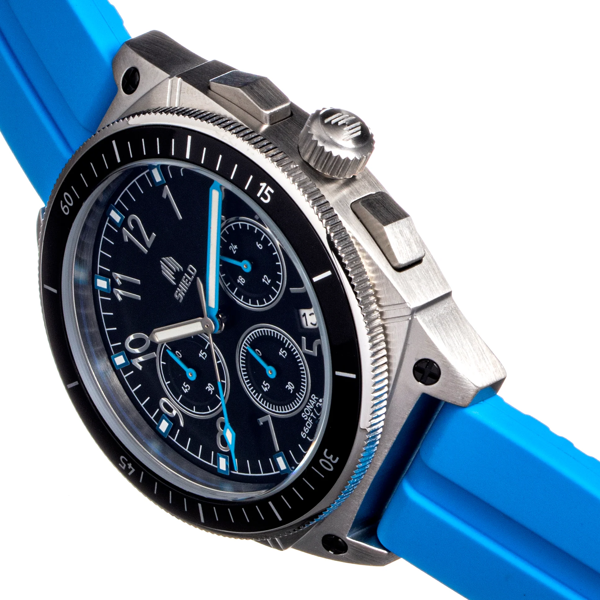 Sonar with Date Light Blue | Black Dial - Image 3