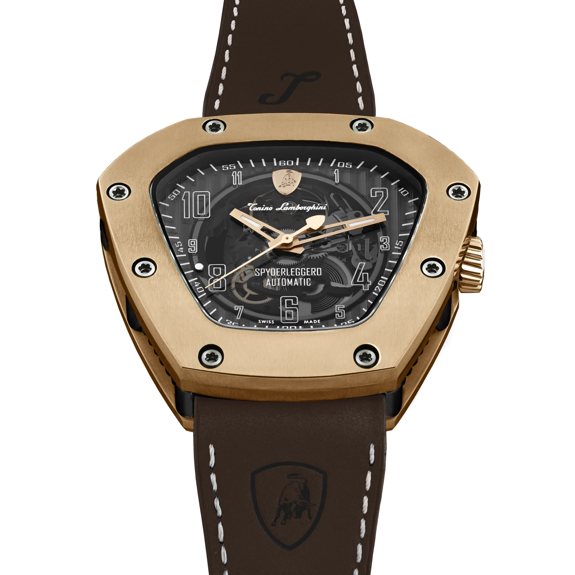 Spyderleggero Skeleton ROSE GOLD (Extended Ship Time from Switzerland) Black Dial - Image 4