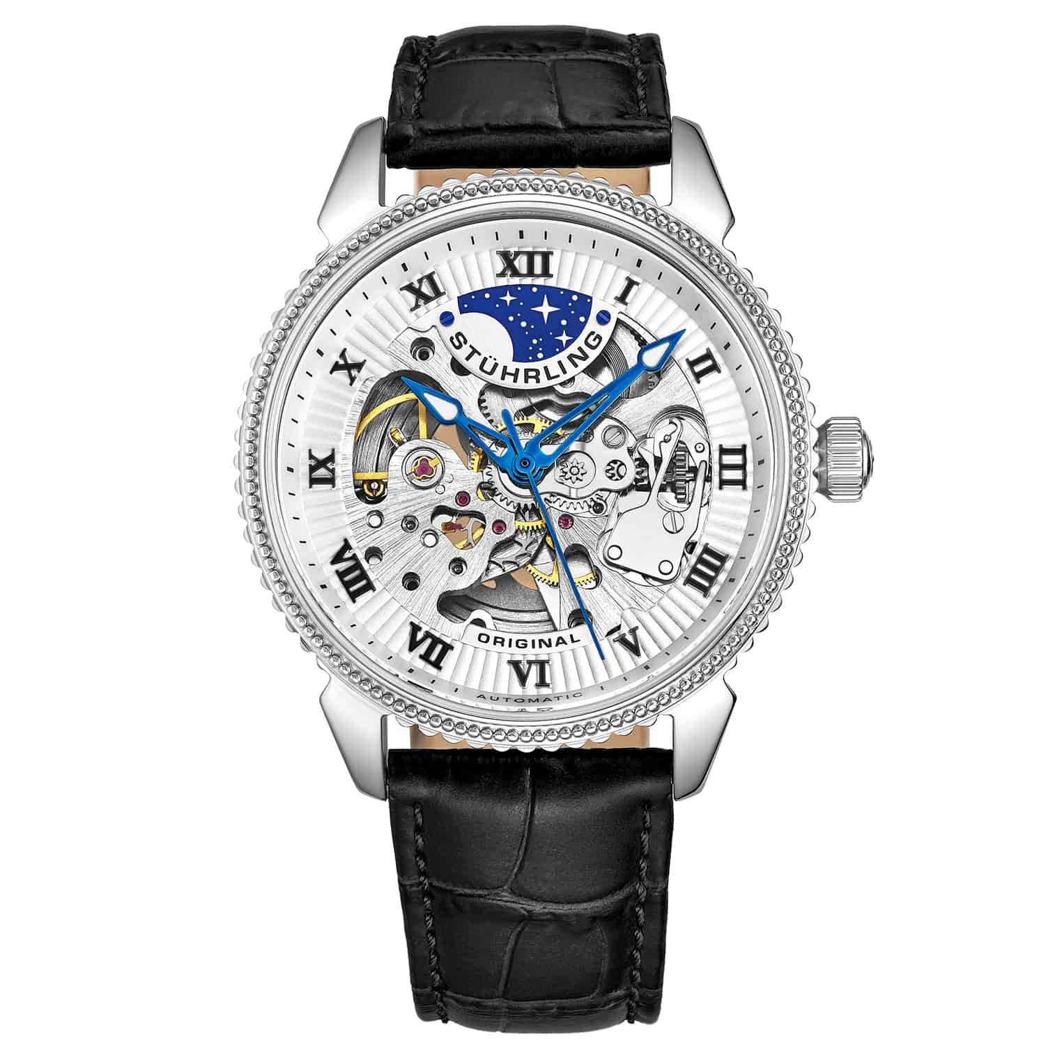 Legacy Black/Leather/White Dial/Silver Case | White Dial - Image 4