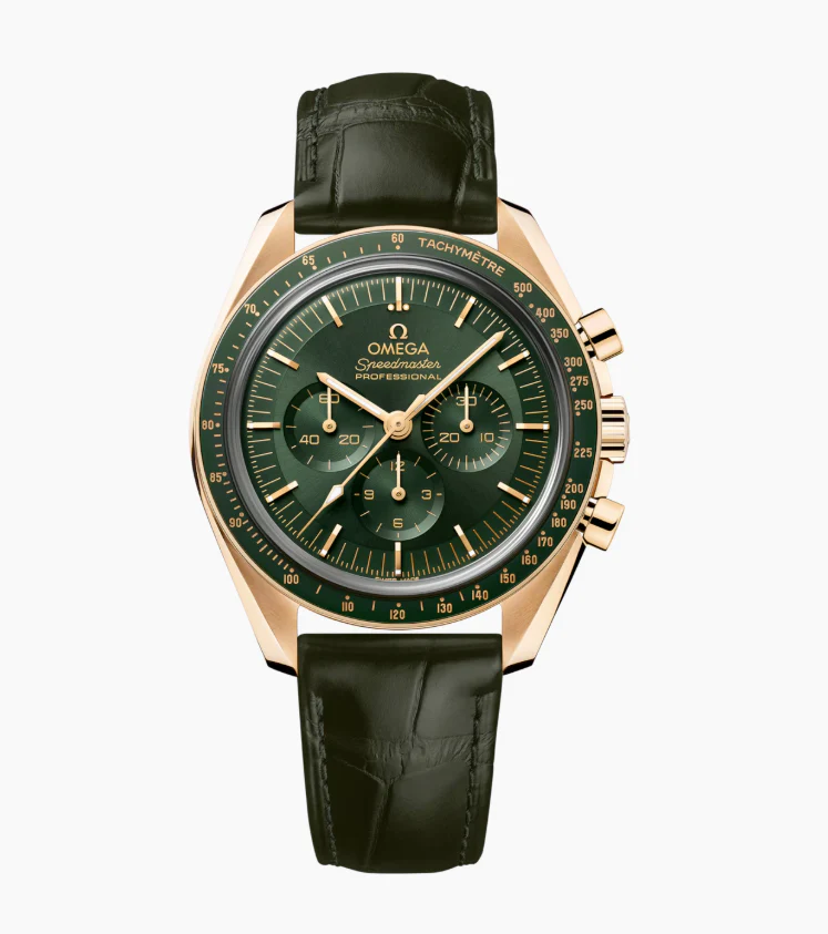 Speedmaster Moonshine 42mm Green / Gold | Dial