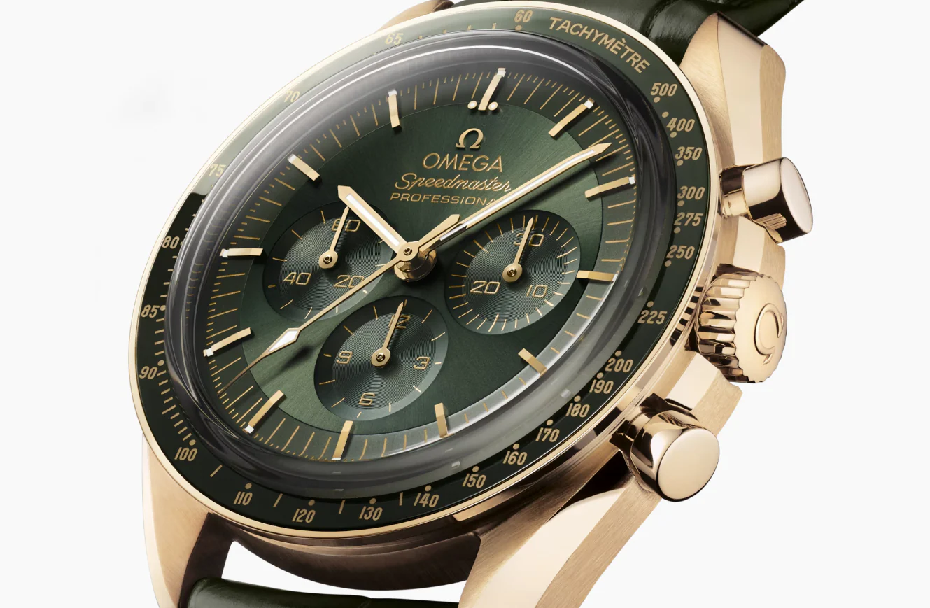 Speedmaster Moonshine 42mm Green / Gold | Dial - Image 2