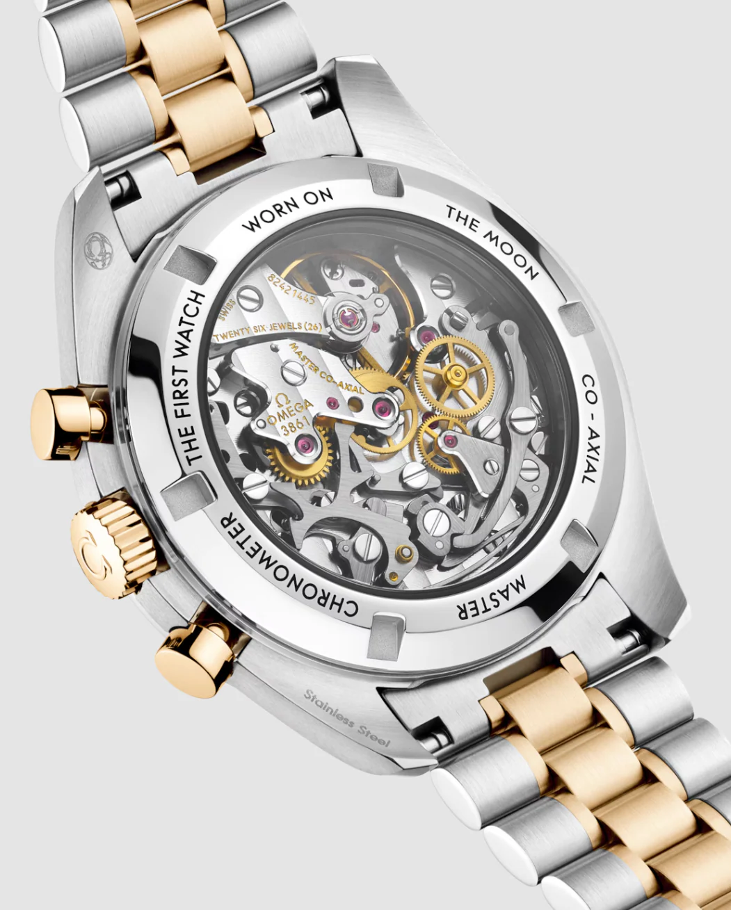 Speedmaster Moonwatch Professional Moonshine gold on steel | Silver Dial - Image 3
