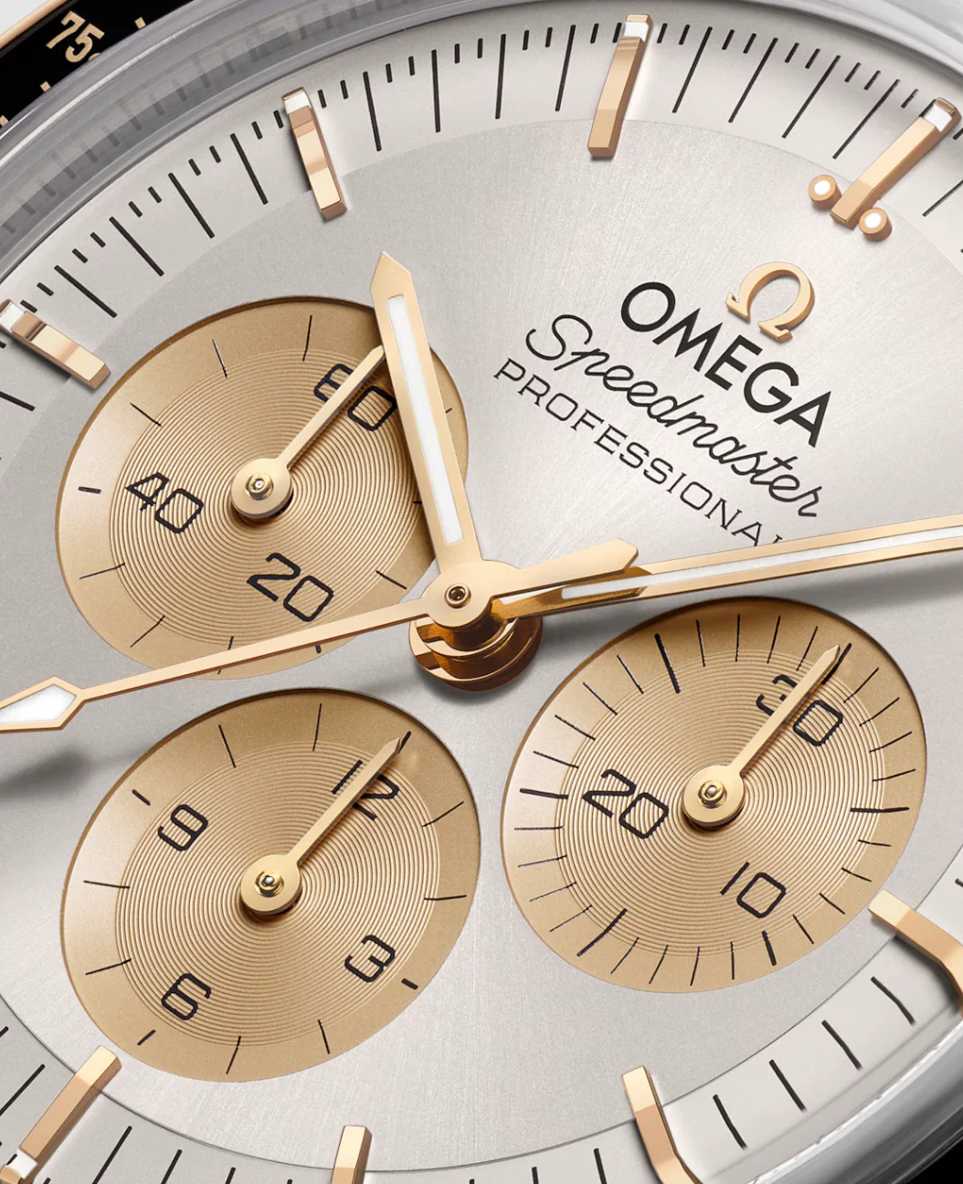 Speedmaster Moonwatch Professional Moonshine gold on steel | Silver Dial - Image 5