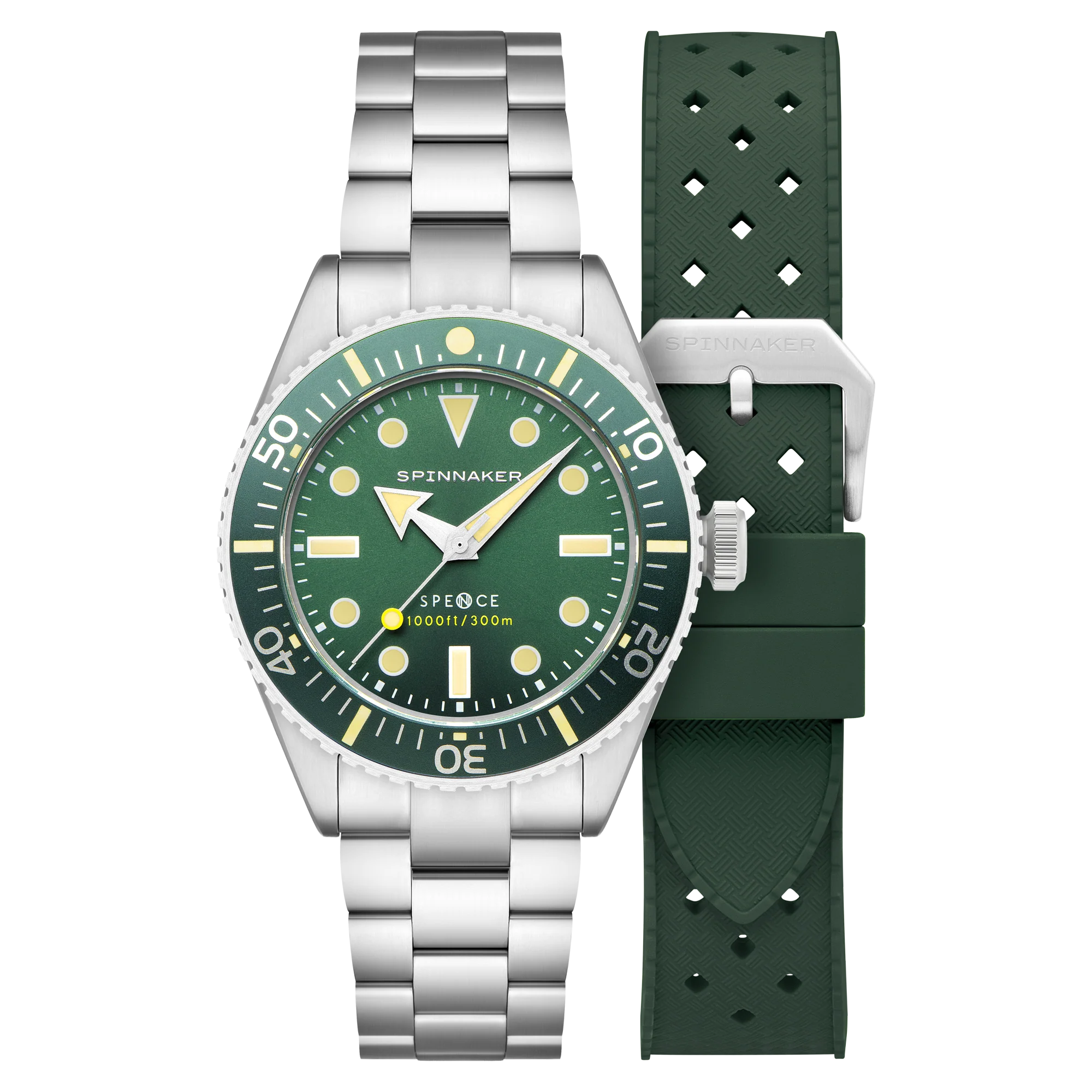 Spence 300 Automatic Green/Stainless Steel | Green Dial