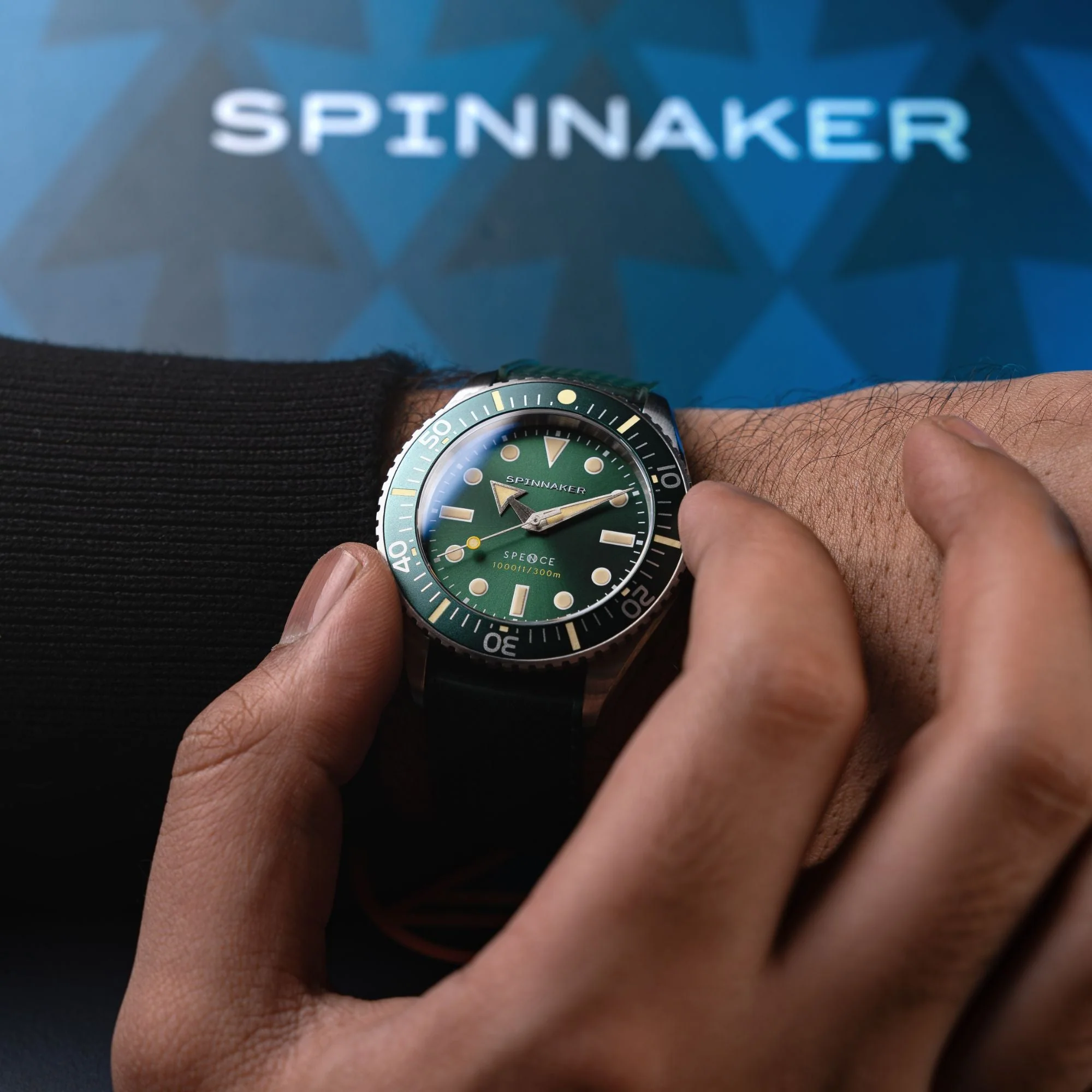 Spence 300 Automatic Green/Stainless Steel | Green Dial - Image 2