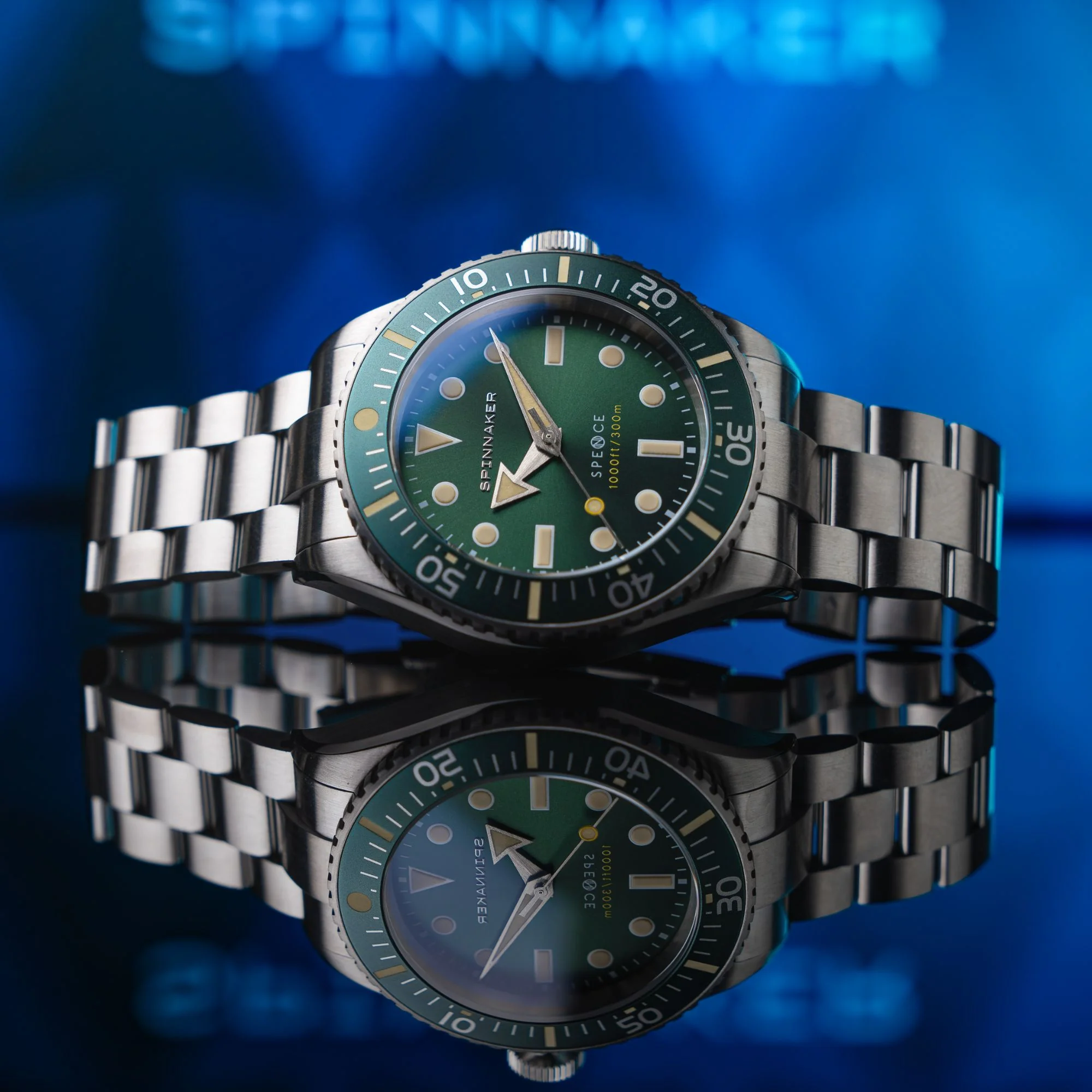 Spence 300 Automatic Green/Stainless Steel | Green Dial - Image 3
