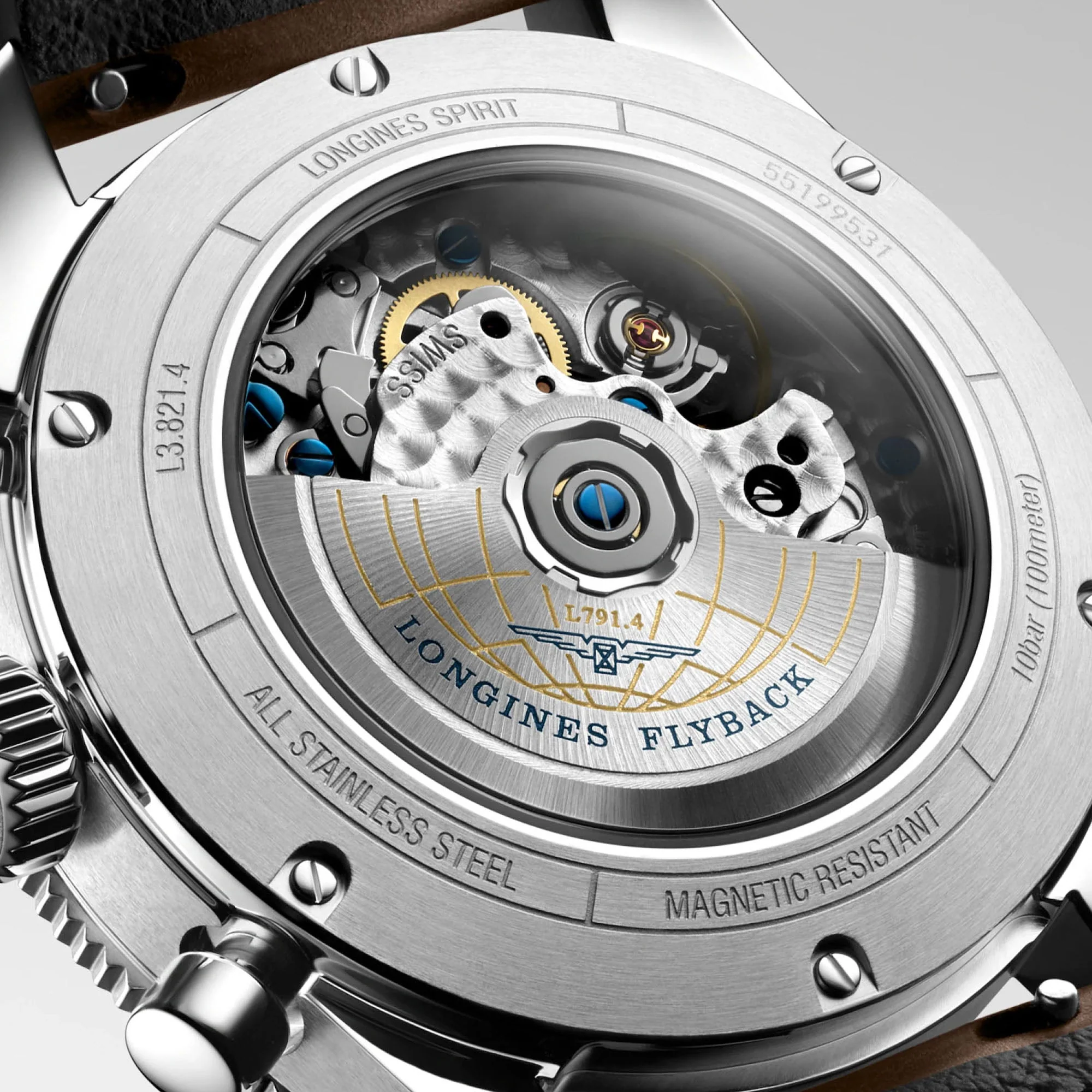 Spirit Flyback Black / Leather | Black Dial - Image 4