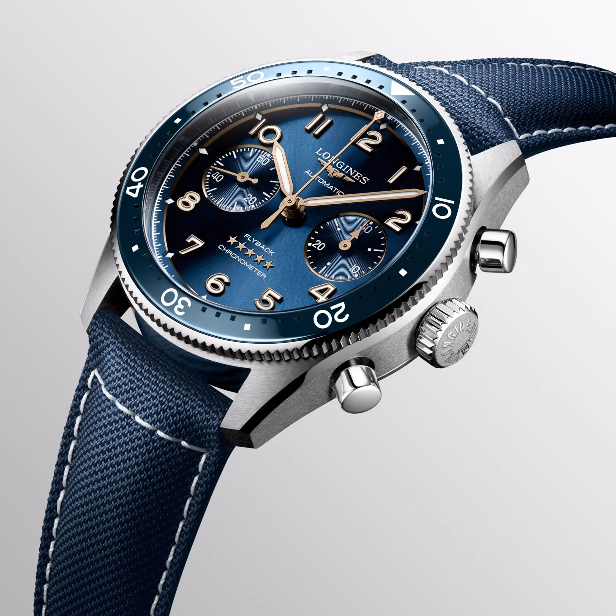 Spirit Flyback Blue / Fabric | Blue Dial - Image 2