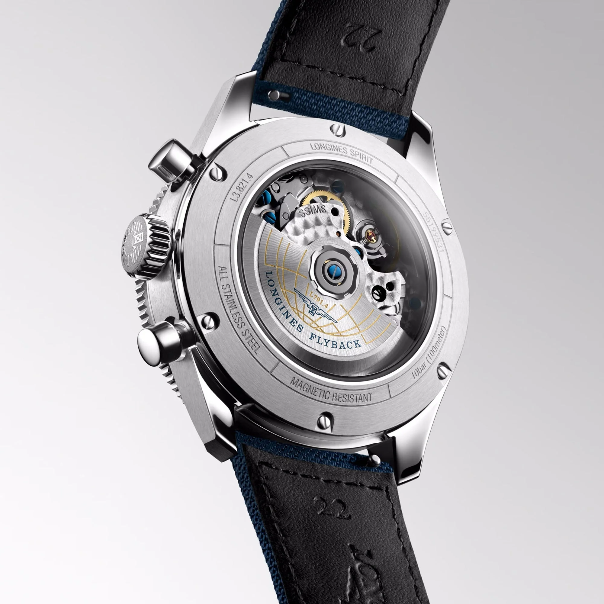 Spirit Flyback Blue / Fabric | Blue Dial - Image 3