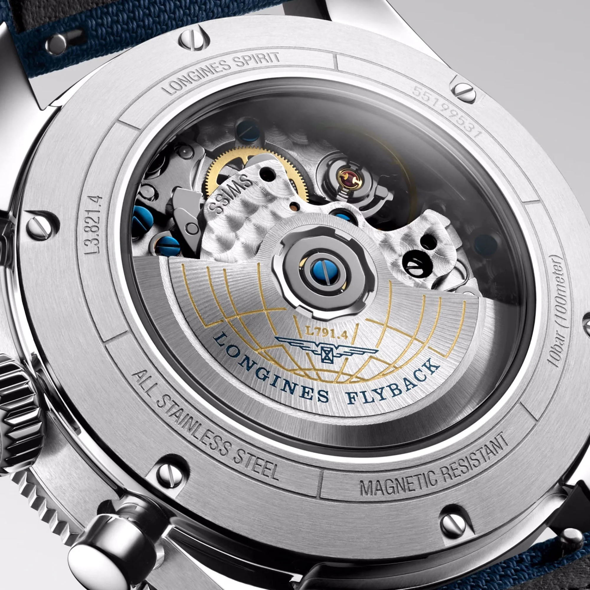 Spirit Flyback Blue / Fabric | Blue Dial - Image 4