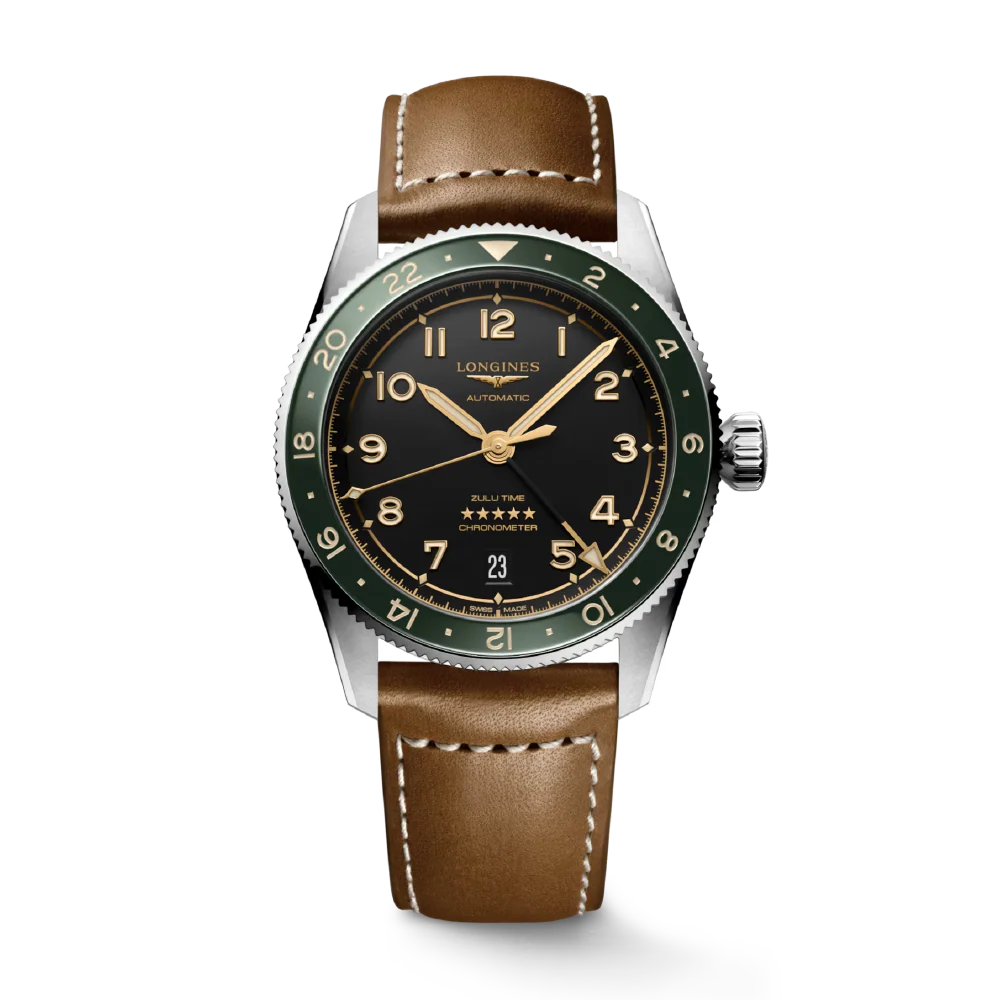 Spirit Zulu Charcoal / Leather | Charcoal Dial
