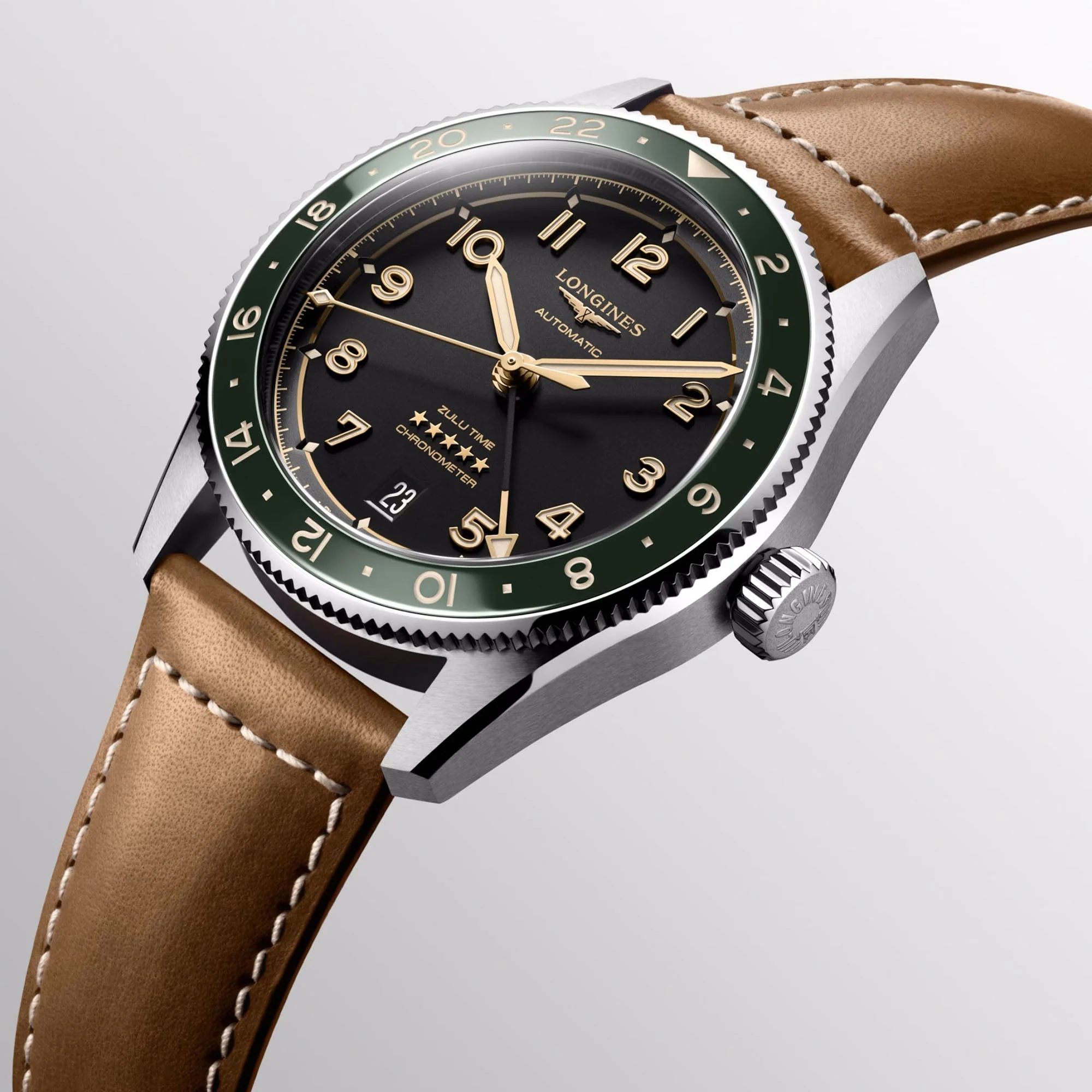 Spirit Zulu Charcoal / Leather | Charcoal Dial - Image 2