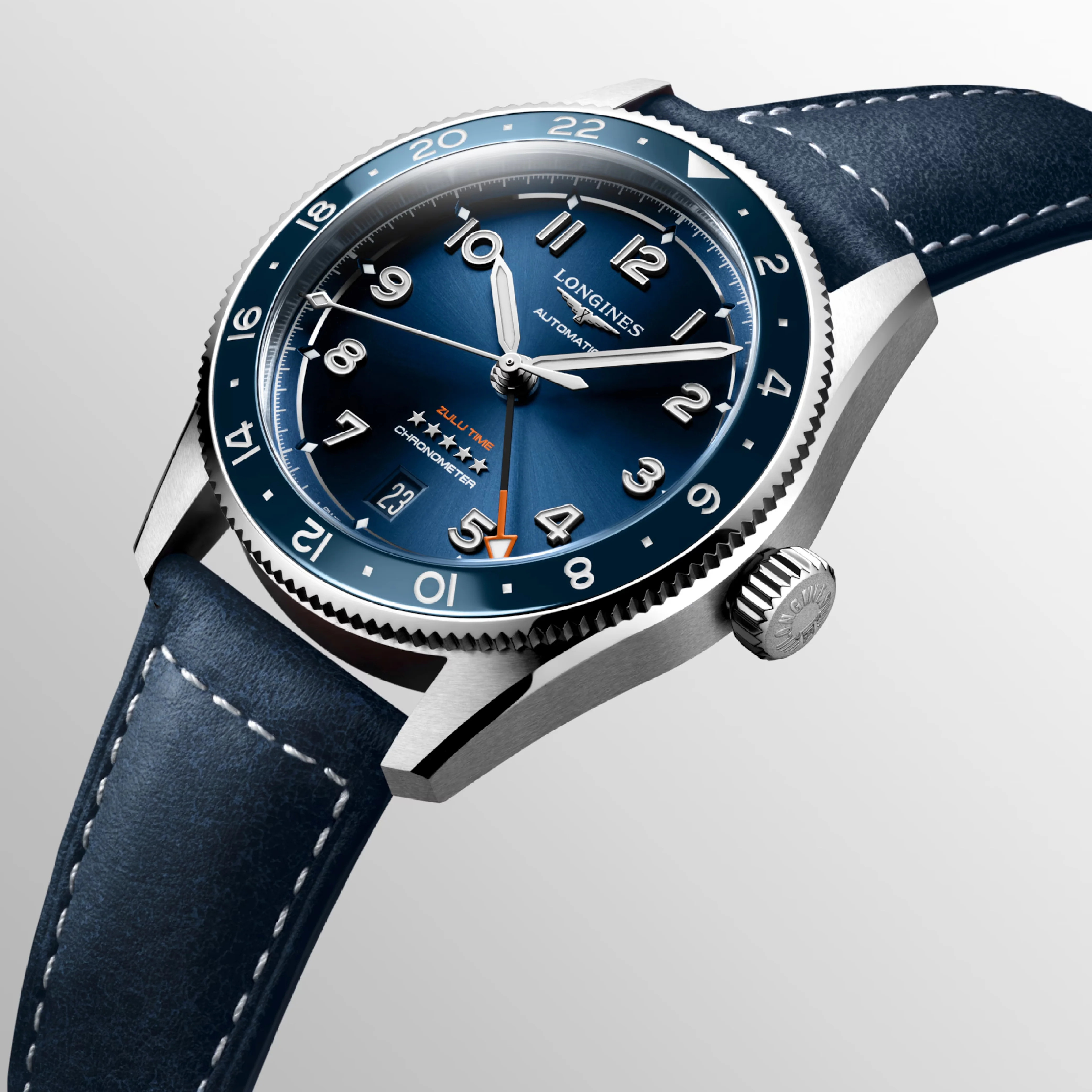 SPIRIT ZULU TIME Blue / Leather | Blue Dial - Image 2