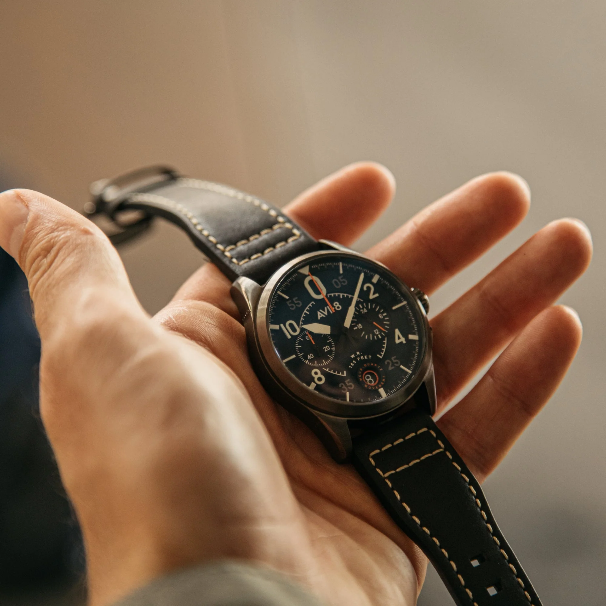 Spitfire Chronograph Blue / Leather | Blue Dial - Image 3