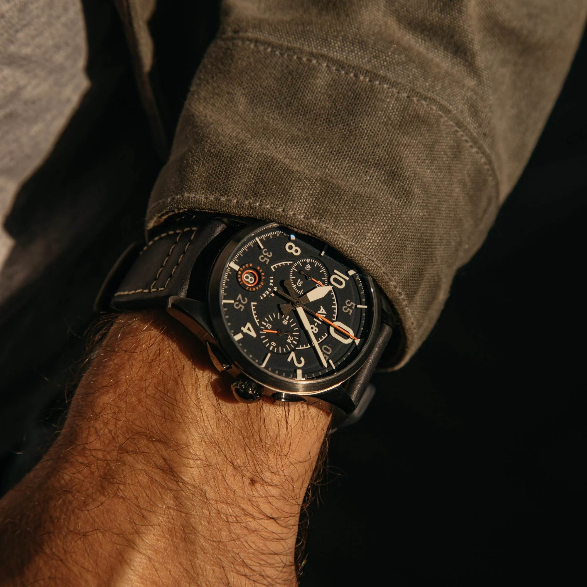 Spitfire Chronograph Blue / Leather | Blue Dial - Image 4