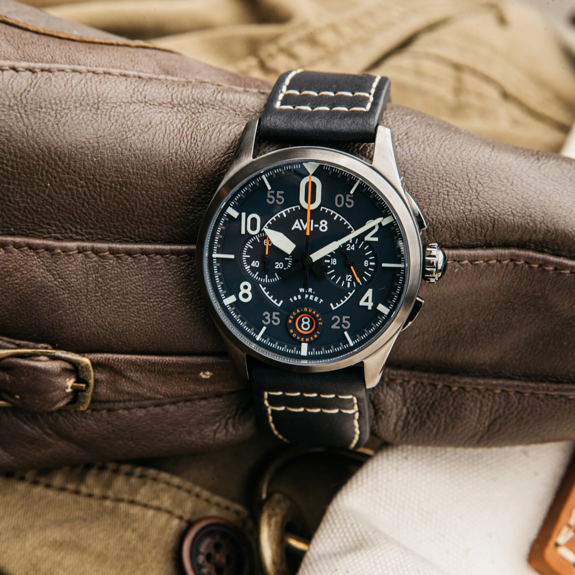 Spitfire Chronograph Blue / Leather | Blue Dial - Image 5
