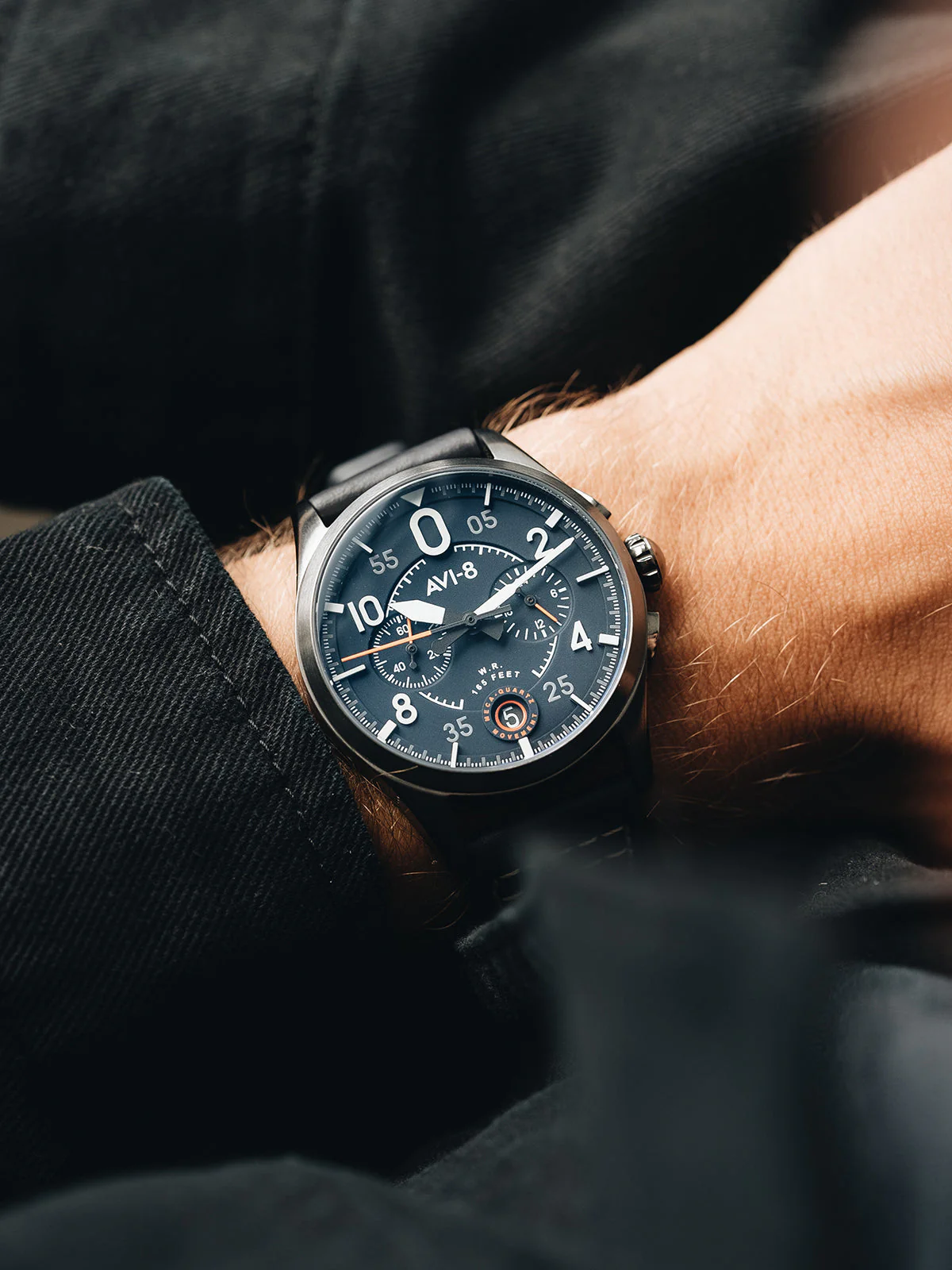 Spitfire Chronograph Blue / Leather | Blue Dial - Image 8