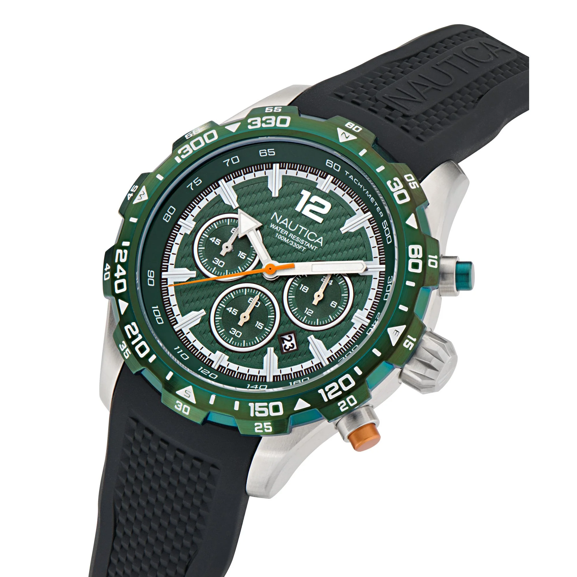 SPORTY Black / Stainless Steel | Green Dial - Image 2