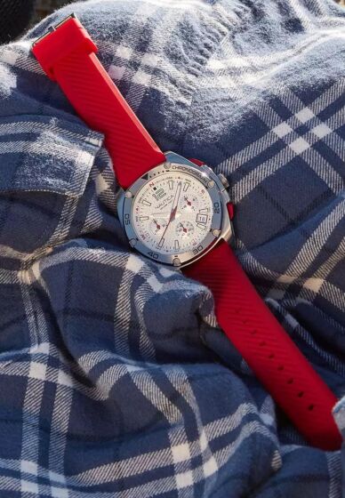 SPORTY Red / Stainless Steel | Silver Dial - Image 5