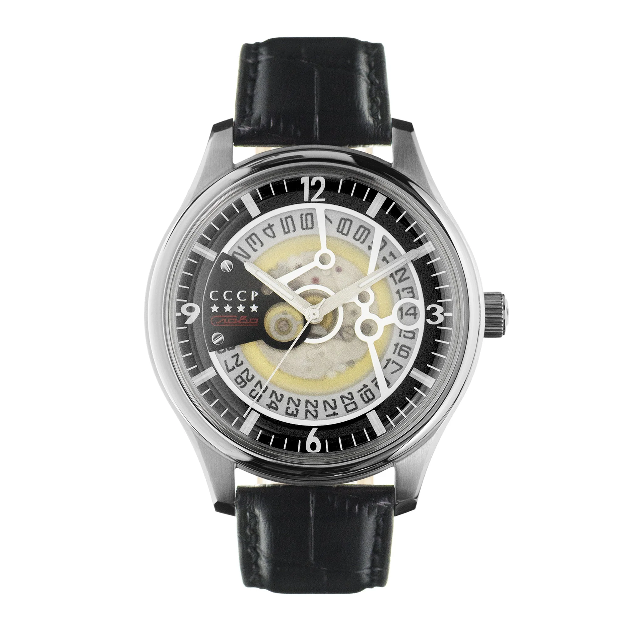 Sputnik - 2 Automatic Black / Stainless Steel | Black Dial