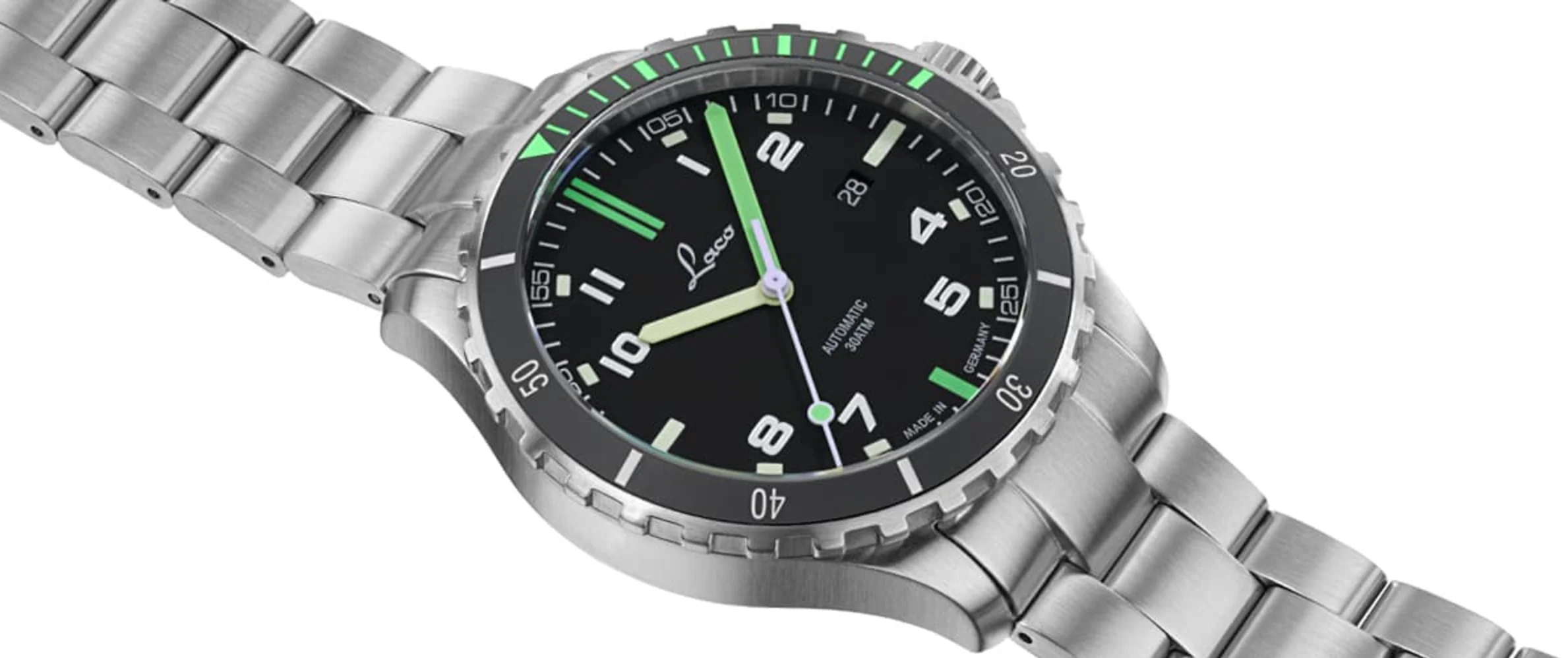 Squad Watch Amazonas 42mm Metal Bracelet | Black Dial - Image 2